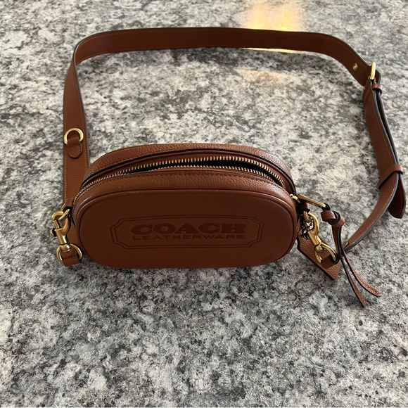 Coach Brown Leather Crossbody Bag - Picture 8 of 11